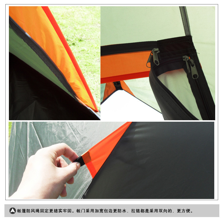 Cheap Goat Tents LOOKO 2022 New Outdoor Supplies Rainstorm Camping Tent 3 4 People Build Double Layer Family Travel Tent   